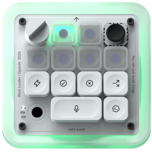 OpenAI เปิดตัวฮาร์ดแวร์แบรนด์แรกเป็นคีย์บอร์ดไฟ RGB สำหรับ Codex