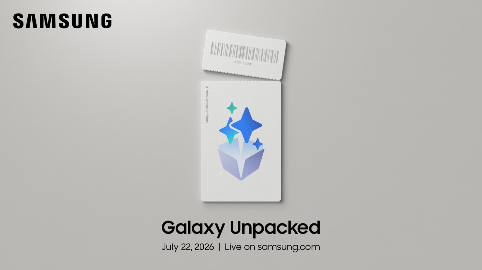 ซัมซุงประกาศจัดงาน Galaxy Unpacked ครั้งต่อไปวันที่ 22 กรกฎาคม