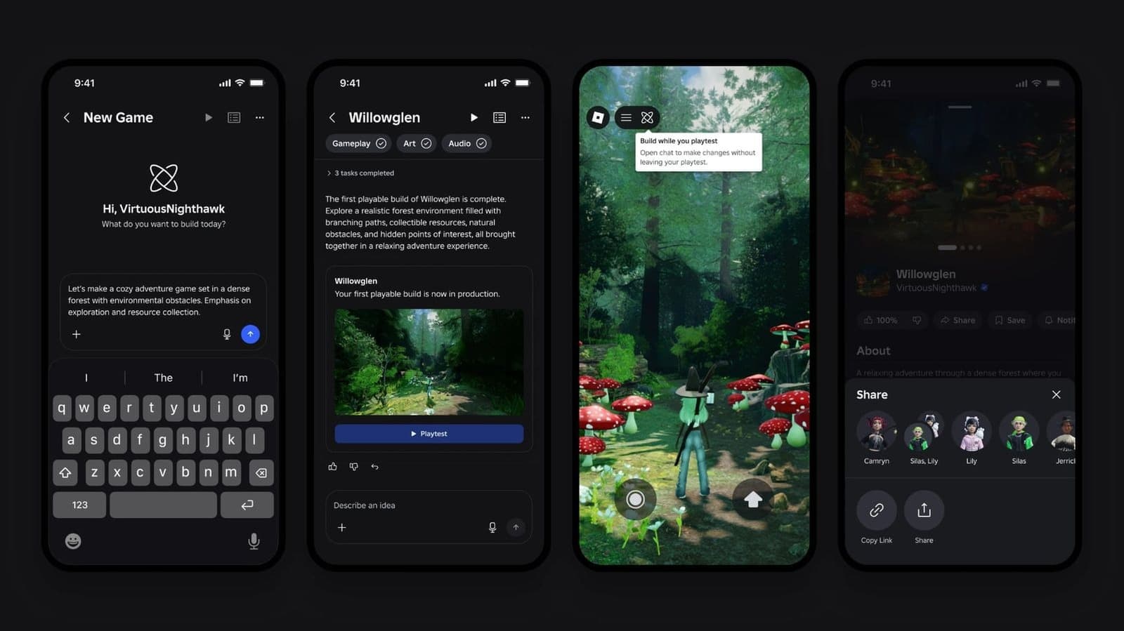 Roblox เตรียมเปิดสร้างเกมด้วย AI บนมือถือภายในปีนี้