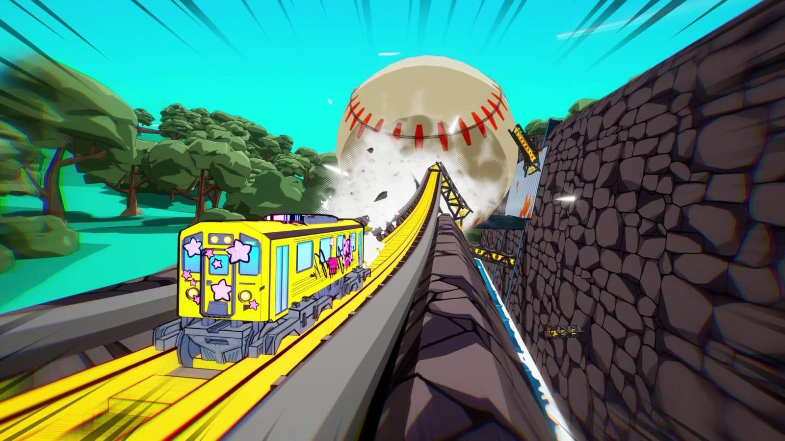 Denshattack! เกมรถไฟสายรางที่เล่นได้บ้าพลังและจัดฉากแน่นเหมือนเกมอาร์เคด