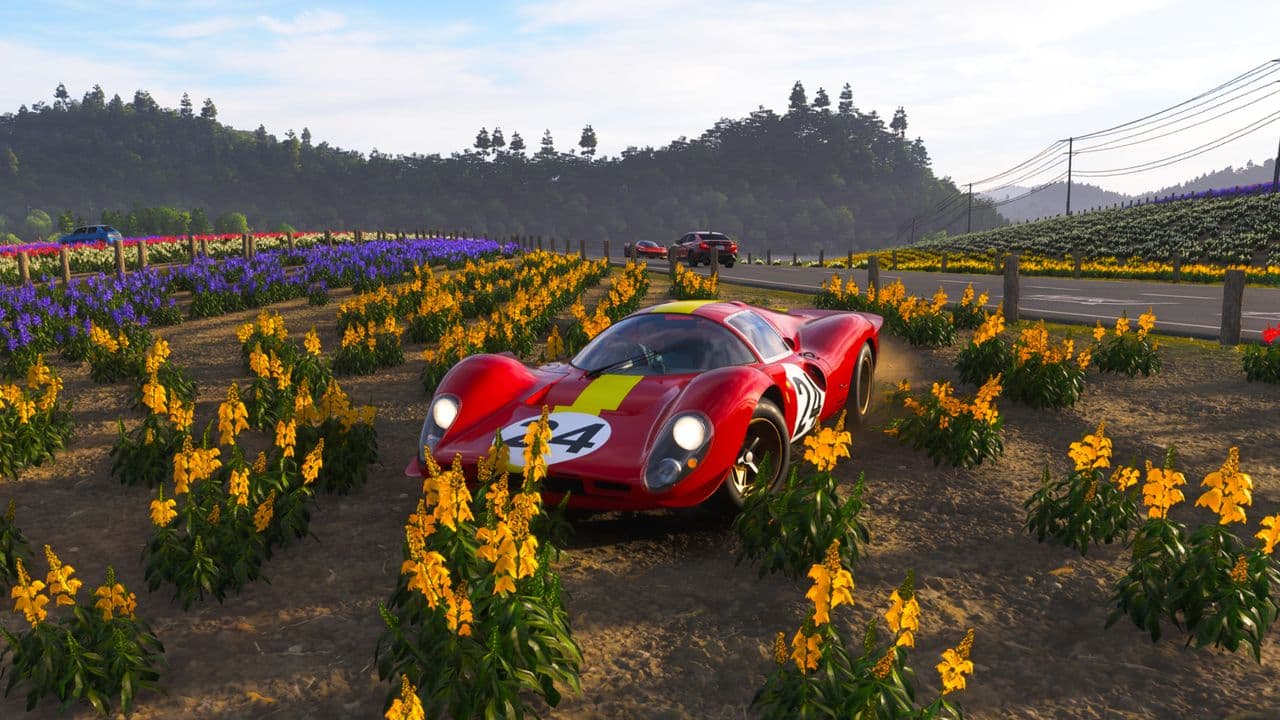 พิกัด Shikisai-no-Oka ใน Forza Horizon 6 สำหรับภารกิจถ่ายรูป