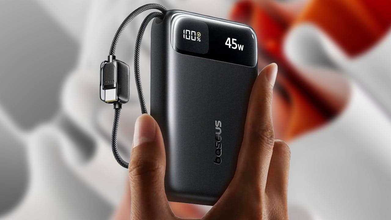 Baseus พาวเวอร์แบงก์ 20,000mAh 45W ลดเหลือราว 21 ดอลลาร์หลังใช้คูปอง