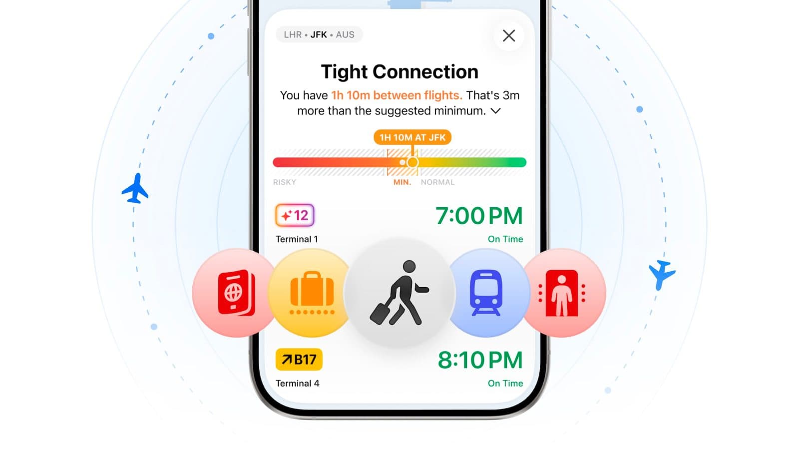 Flighty อัปเดตใหม่ เพิ่ม Connection Assistant ช่วยต่อเครื่องอย่างฉลาด