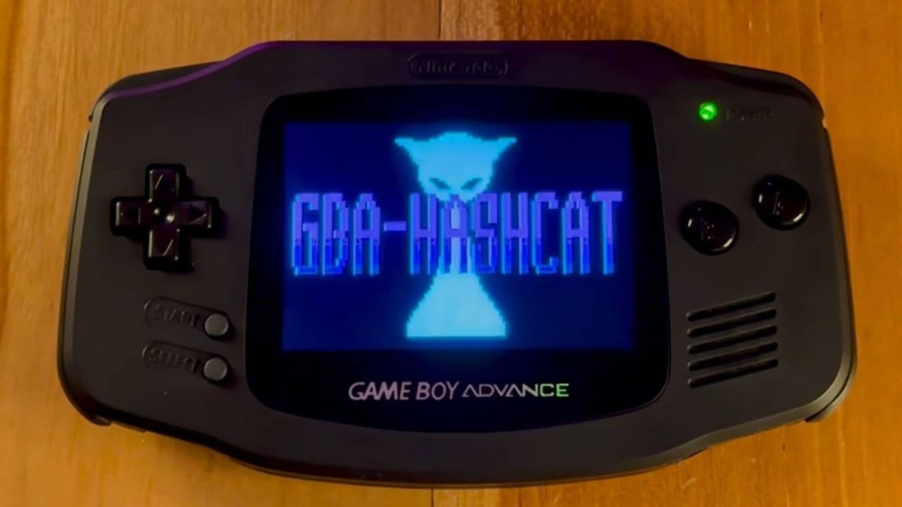 นักพัฒนาทำ Hashcat เวอร์ชัน Game Boy Advance ช้าเกือบ 3 หมื่นล้านเปอร์เซ็นต์เมื่อเทียบกับเครื่องสมัยใหม่