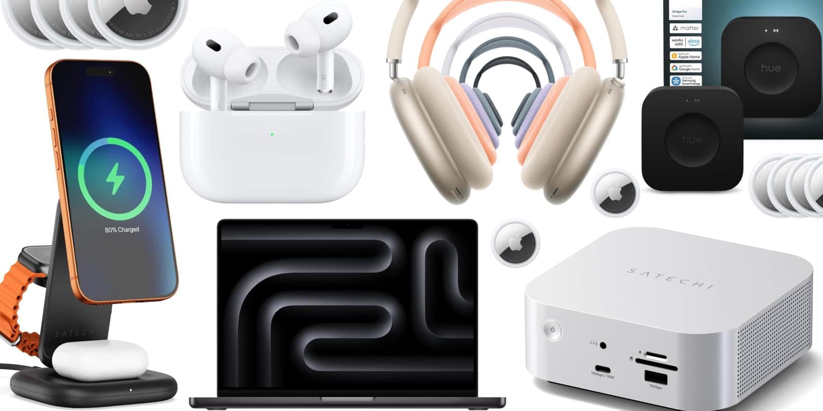 รวมดีลเทควันนี้: AirTag 2, MacBook Pro M5 ลดแรง, Hue Bridge Pro และอุปกรณ์ชาร์จ Satechi