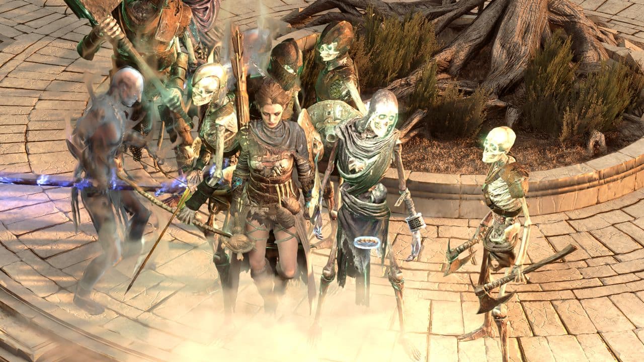 ผู้เล่น Path of Exile 2 อัปเกรดจนเรียกโครงกระดูก 2,000 ตัว เล่นจนเกมแทบดับ