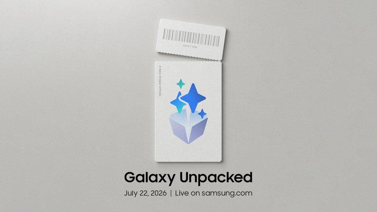 ซัมซุงเตรียมจัด Galaxy Unpacked 22 ก.ค. คาดเปิดตัวโฟลด์ใหม่เป็นไฮไลต์