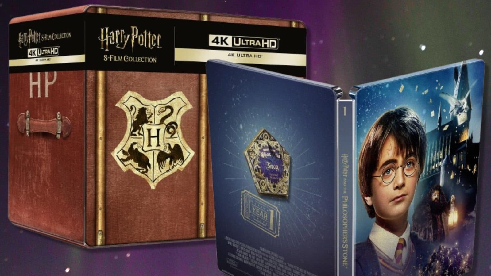 Amazon UK เปิดพรีออเดอร์บ็อกซ์เซ็ต Harry Potter 25th Anniversary 4K Steelbook