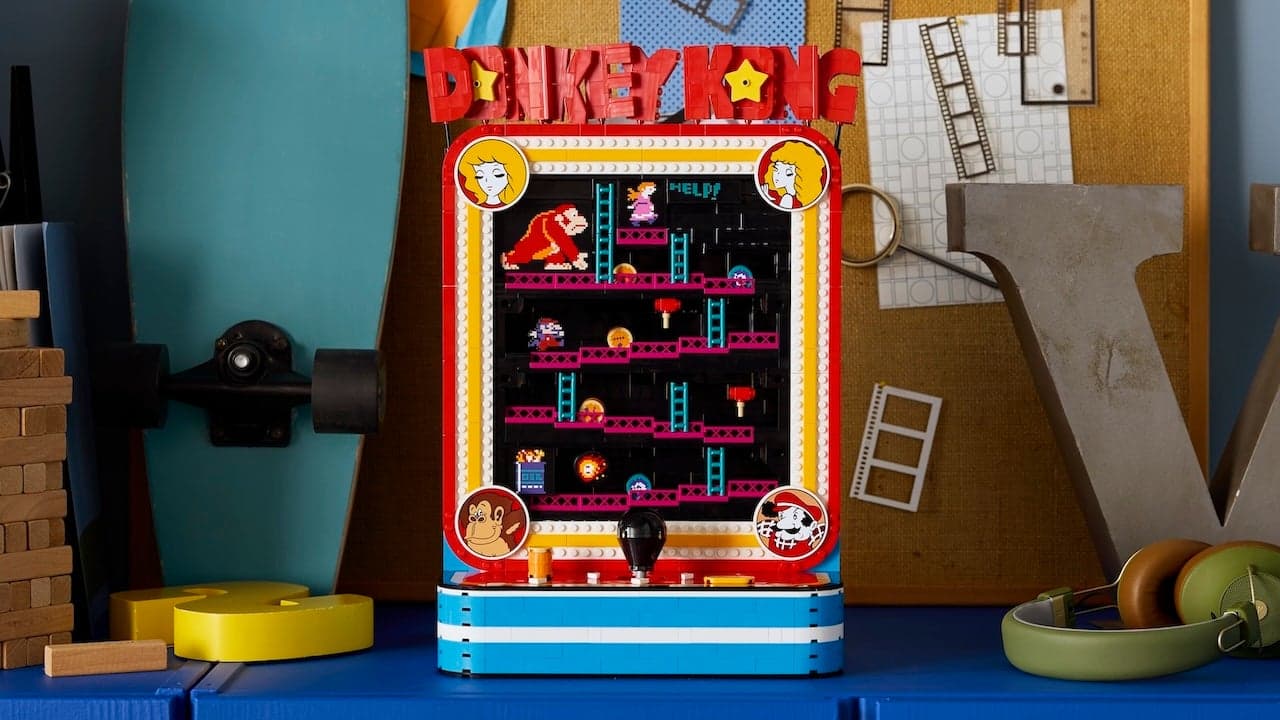 LEGO เปิดตัวชุดตู้เกม Donkey Kong Arcade อย่างเป็นทางการ