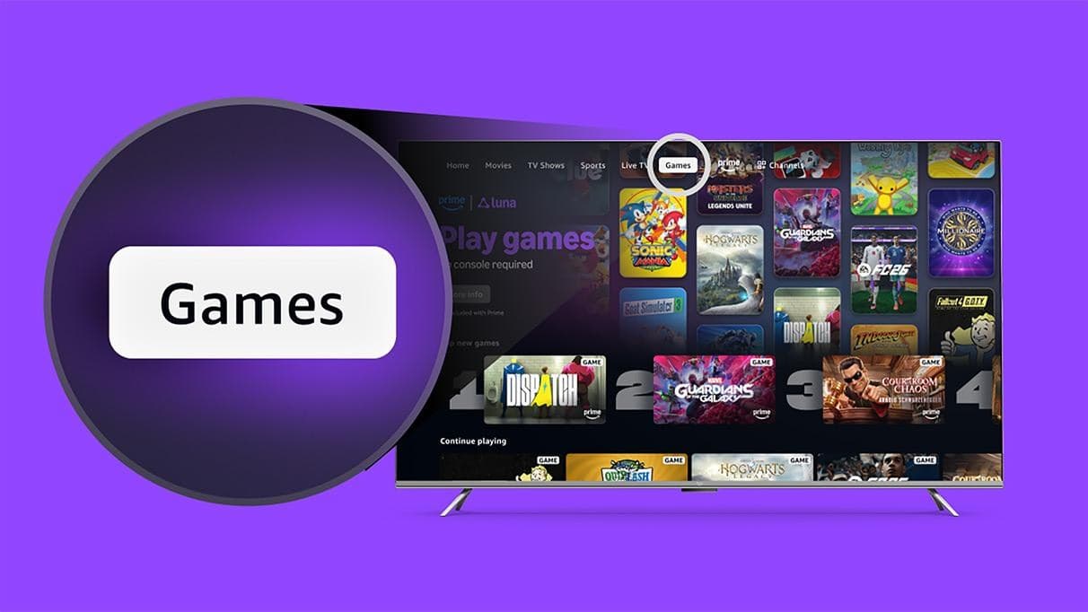 Amazon เพิ่มแท็บเกมใน Prime Video ดึง Luna เข้าไปในสตรีมมิงหลัก