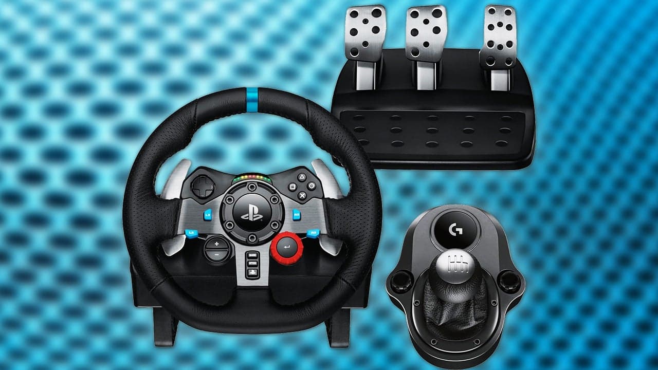 ชุดพวงมาลัย Logitech G29 พร้อมเกียร์คันโยกลดเหลือราคาต่ำสุดเป็นประวัติการณ์