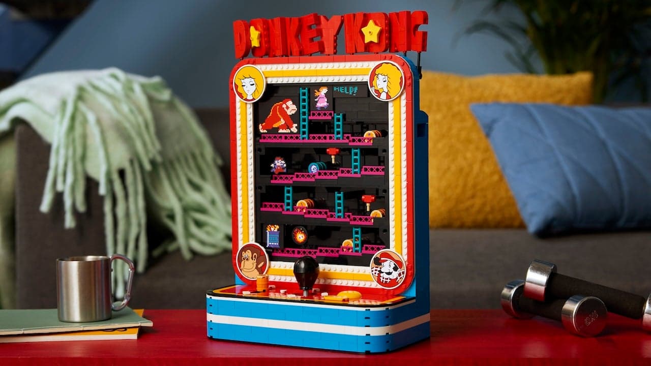 พรีวิว LEGO Donkey Kong Arcade Set ชุดต่อประกอบสุดละเอียดจาก Nintendo x LEGO