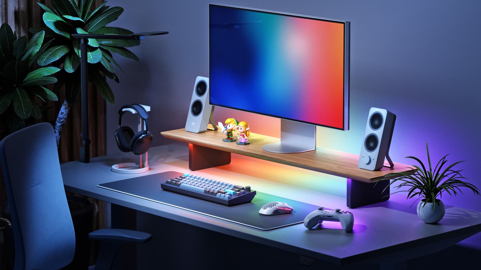 Nanoleaf เปิดตัวขาตั้งจอพร้อมไฟ LED แบบออลอินวันสำหรับโต๊ะทำงาน