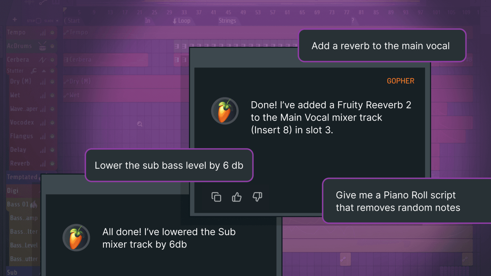 FL Studio 2026 อัปเกรด Gopher จากแชตบอตเป็นผู้ช่วยทำงานในโปรเจ็กต์เพลง