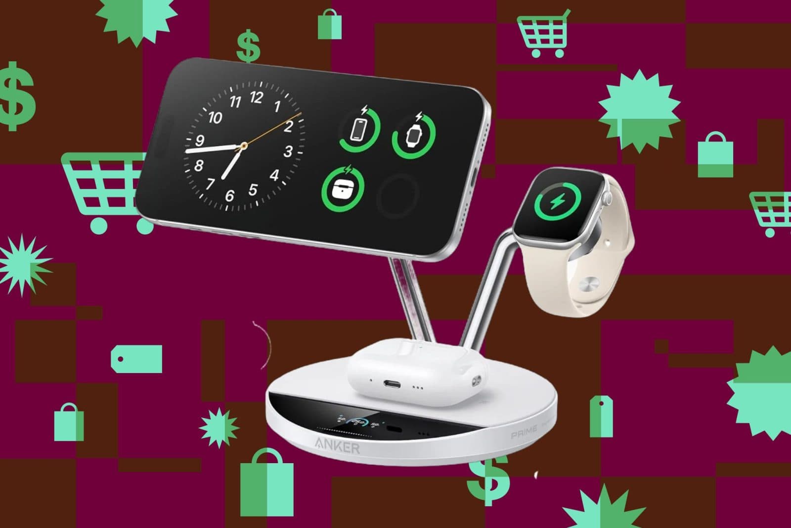 Anker ลดราคาแท่นชาร์จไร้สาย 3-in-1 รองรับ Qi2.2 เหลือราคาต่ำสุดใหม่