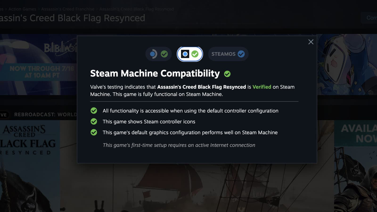 Steam เพิ่มวิธีเช็กเกมว่ารองรับ Steam Machine หรือไม่