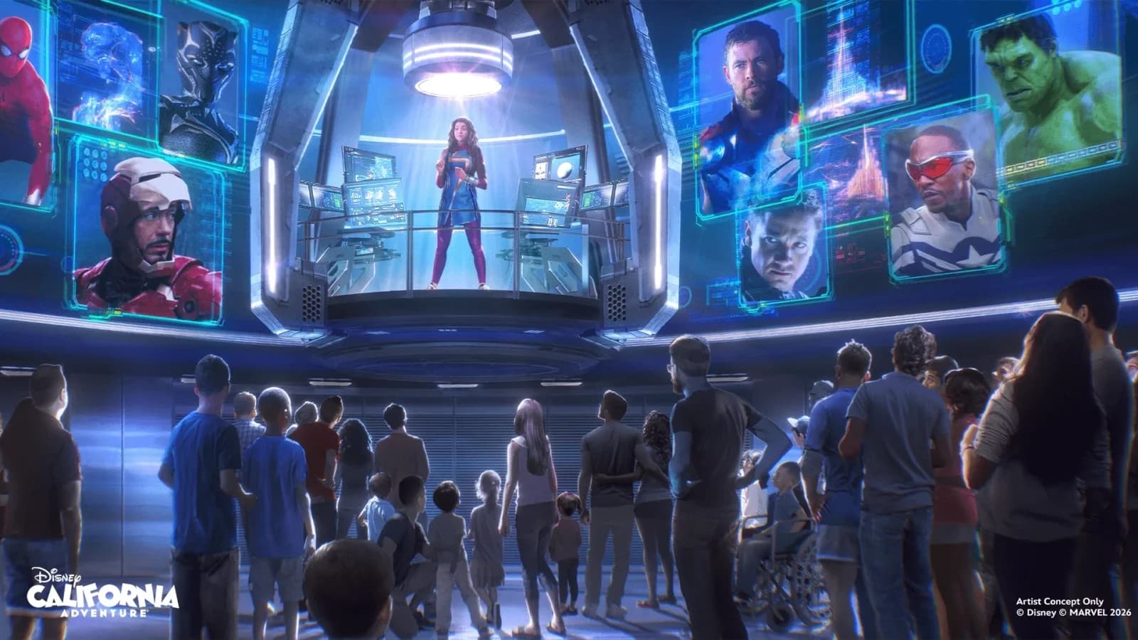 โรเบิร์ต ดาวนีย์ จูเนียร์ กลับมาเป็นไอรอนแมนในเครื่องเล่นใหม่ Avengers Infinity Defense ที่ดิสนีย์แลนด์