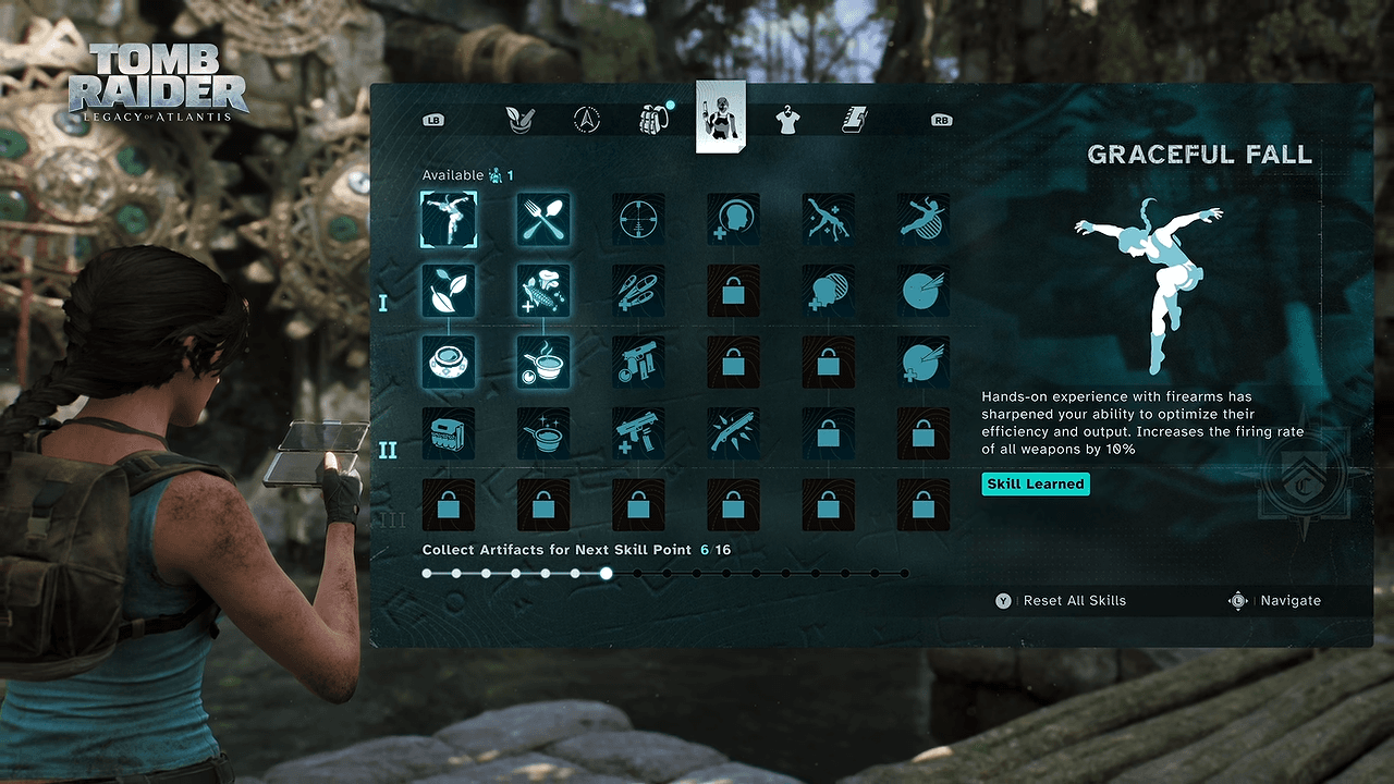 Tomb Raider: Legacy of Atlantis เพิ่มสกิลทรี ระบบ Focus และการต้มสมุนไพร