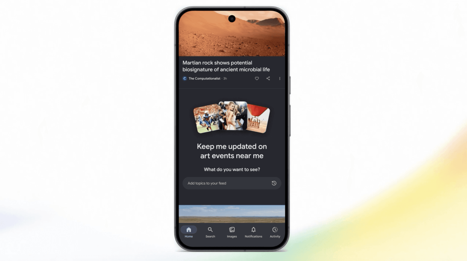 Google Discover เตรียมให้ผู้ใช้ปรับฟีดด้วยแชตบอต AI