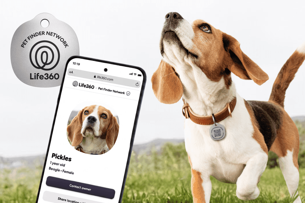 Life360 เพิ่มแท็กสแกนสัตว์เลี้ยงราคา 8 ดอลลาร์ พร้อมระบบแจ้งเตือนสัตว์หลุดวิ่ง