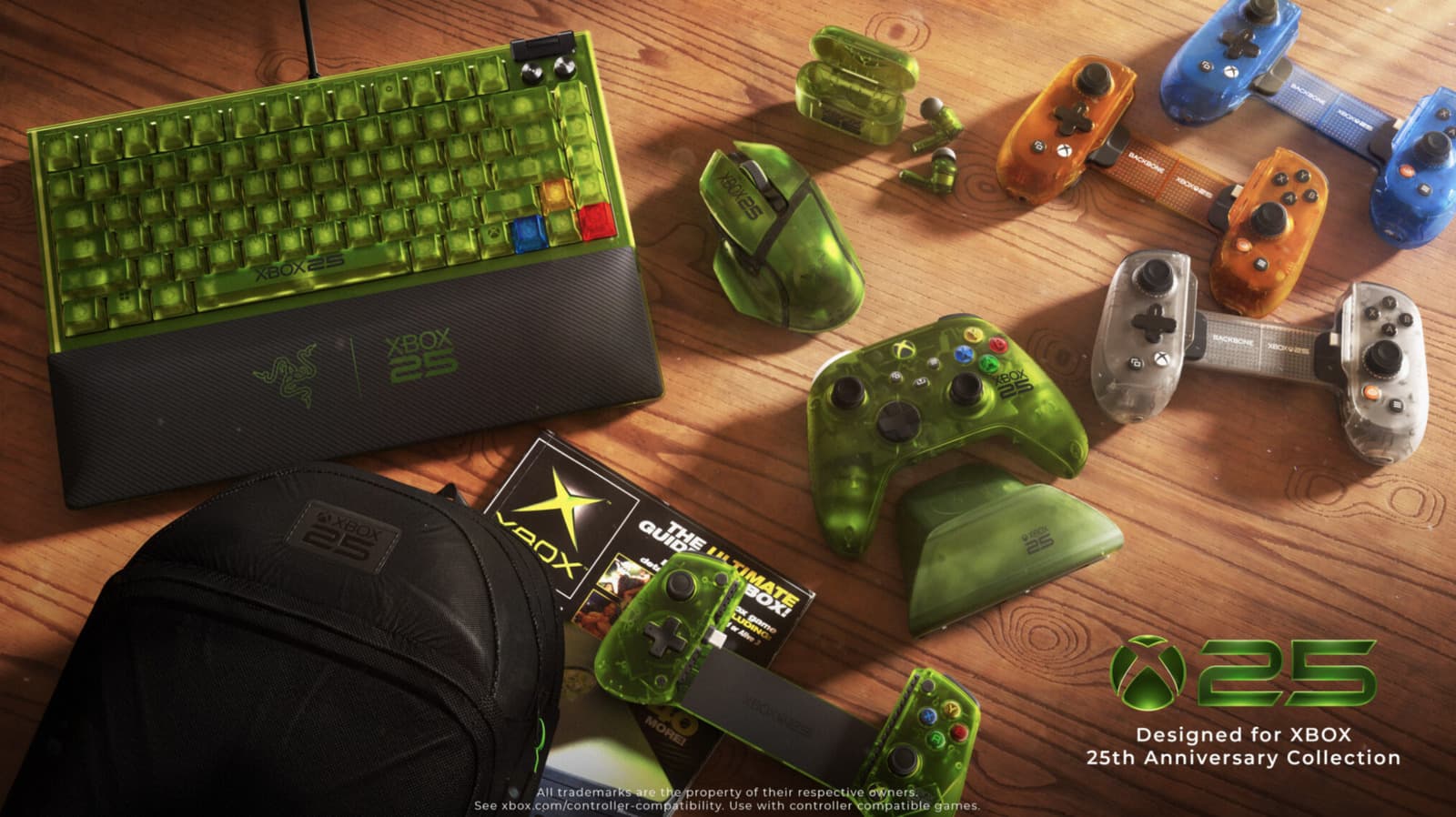 Xbox เปิดตัวอุปกรณ์สีเขียวใสฉลองครบรอบ 25 ปีของคอนโซล