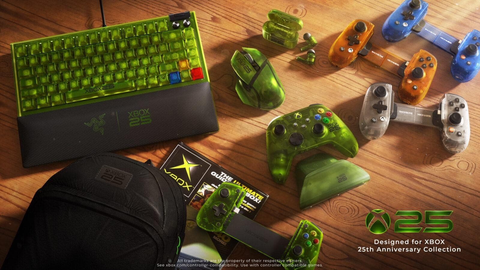 ไมโครซอฟท์เปิดตัวอุปกรณ์เสริม Xbox ฉลอง 25 ปี ธีม Halo สีเขียวใส