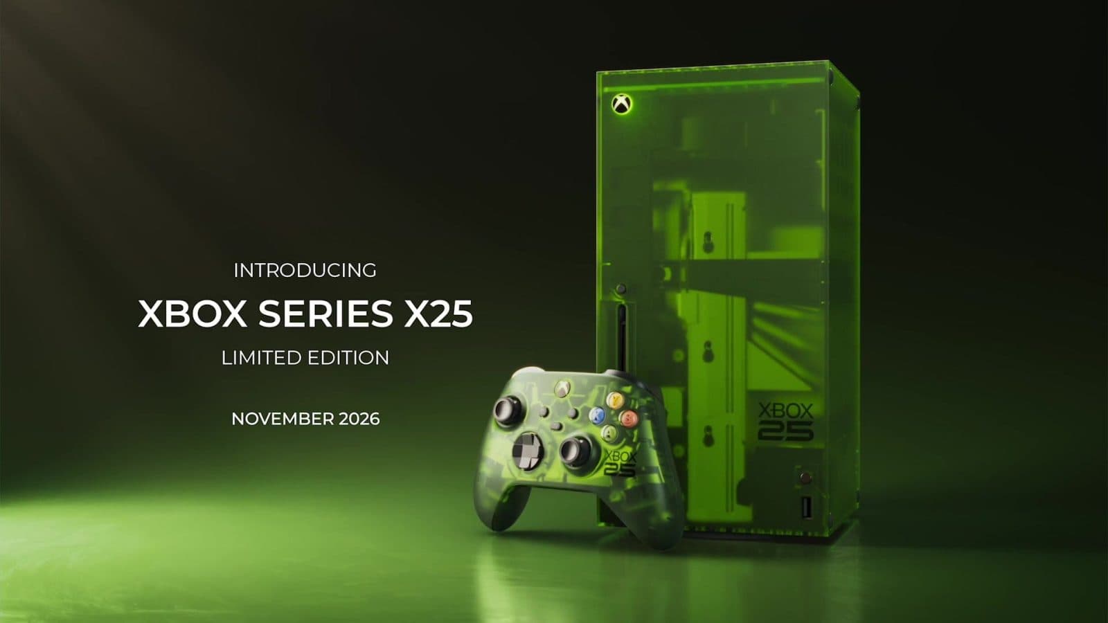 Microsoft เปิดราคา Xbox รุ่นฉลอง 25 ปี พร้อมขาย 13 พ.ย. แถม Halo: Campaign Evolved