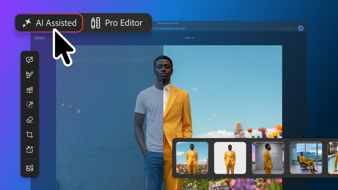 Adobe เพิ่มโหมด AI ใหม่ใน Photoshop รวมเครื่องมืออัจฉริยะไว้ในที่เดียว