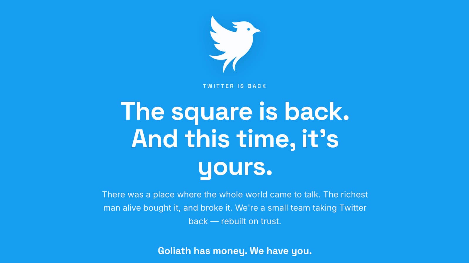 มี “Twitter” หน้าใหม่โผล่อีกครั้ง ท่ามกลางคดีเครื่องหมายการค้ากับ X ที่ยังไม่จบ