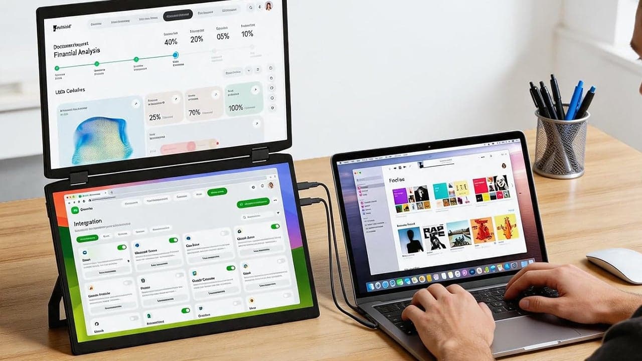 Amazon ลดจอพกพาคู่ SMISEACOW 15.6 นิ้วเหลือ 82.99 ดอลลาร์