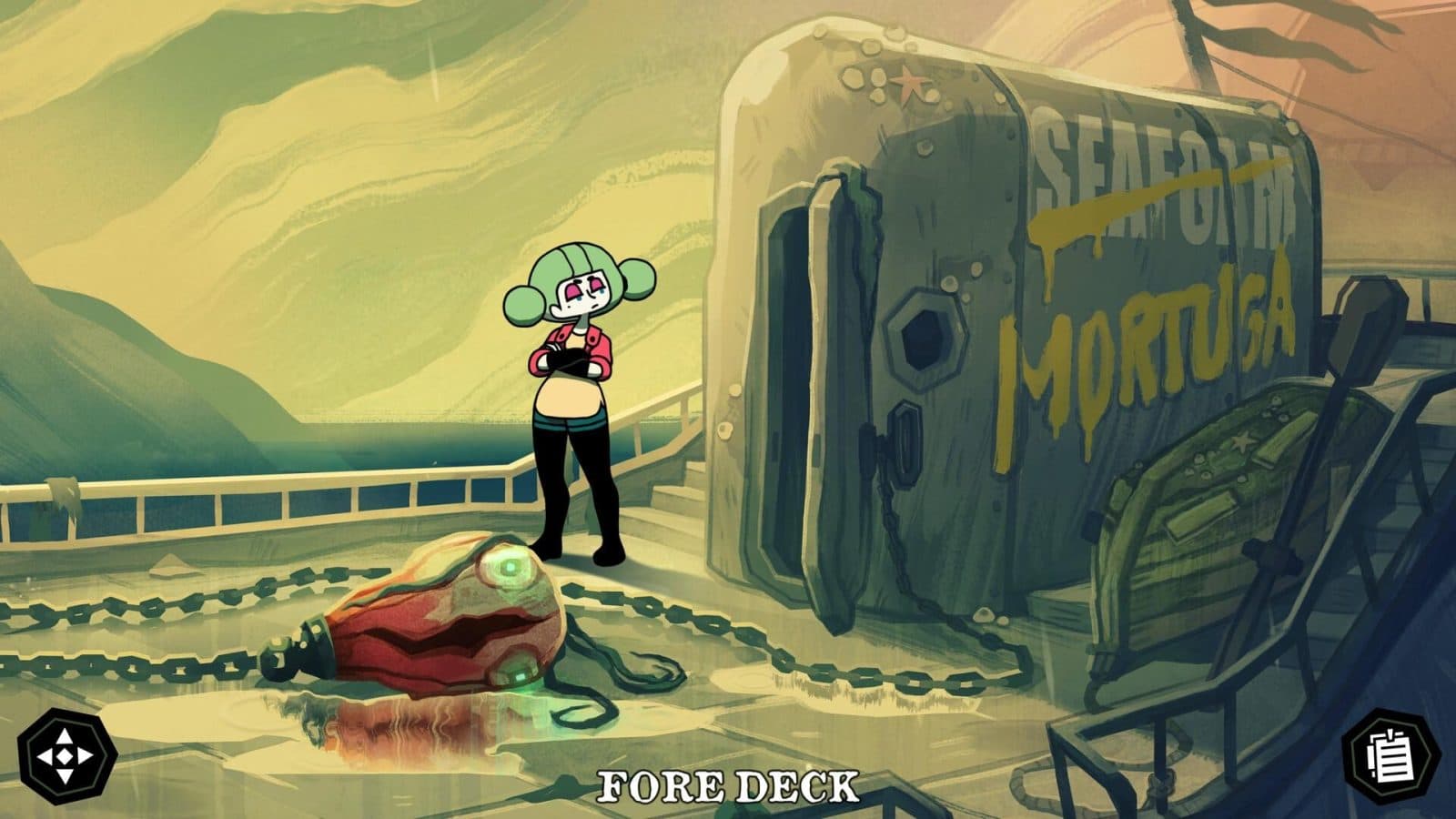 The Mermaid Mask เกมสืบสวนผจญภัยแนวไขปริศนาฆาตกรรมบนเรือดำน้ำ