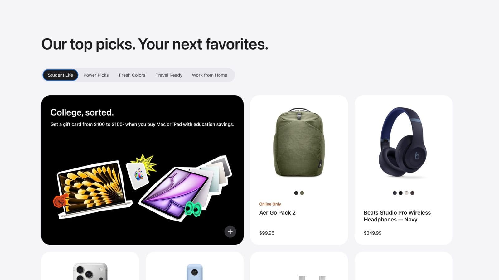 Apple ปรับโฉมประสบการณ์ช้อปอุปกรณ์เสริมบนออนไลน์สโตร์และแอป App Store