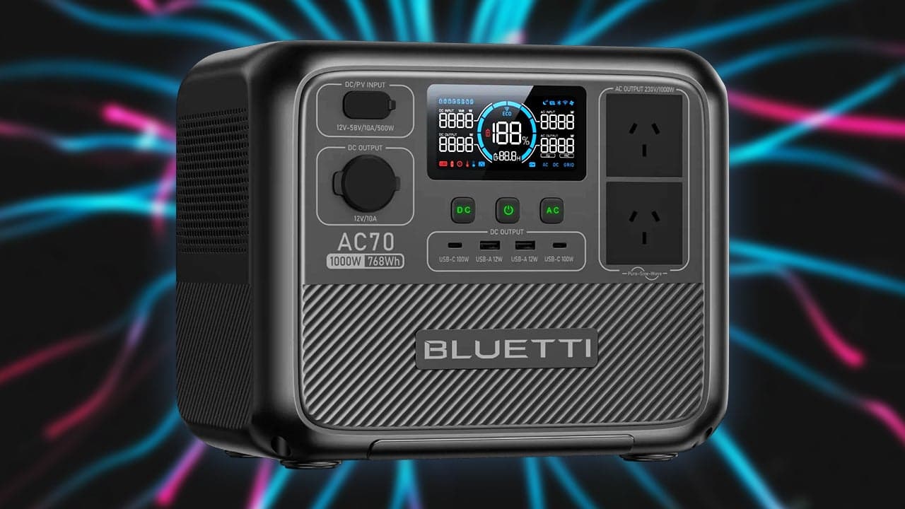 Bluetti AC70 พาวเวอร์สเตชัน 768Wh ลดเหลือราว 220 ดอลลาร์ พร้อมประกัน 5 ปี