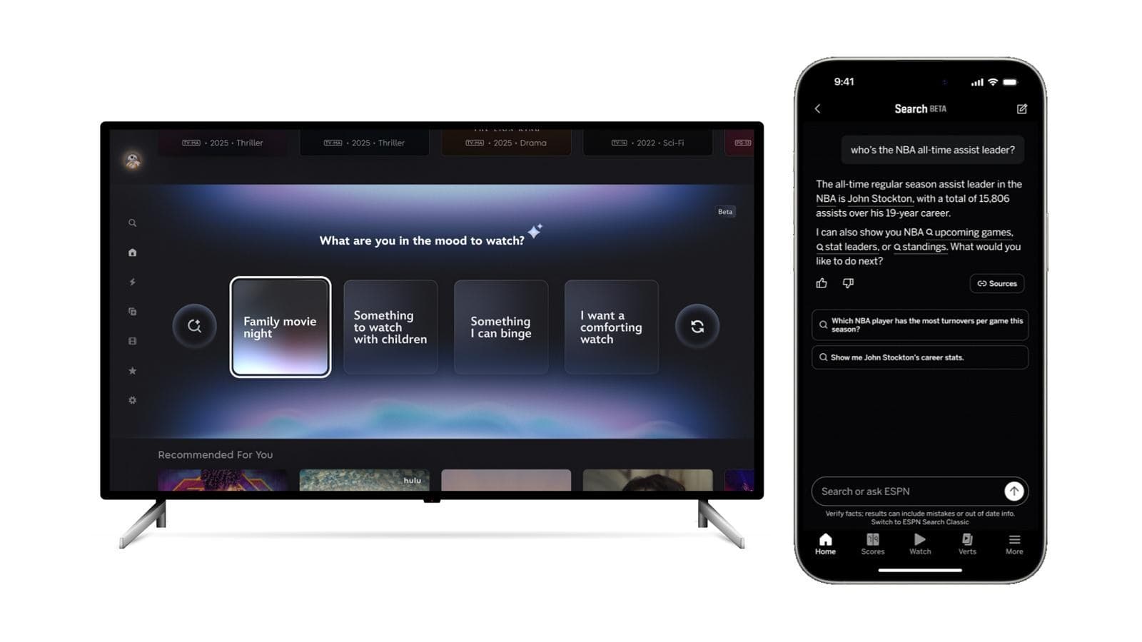 Disney+ ทดสอบค้นหาแบบ AI เพื่อแนะนำคอนเทนต์ตามบริบท