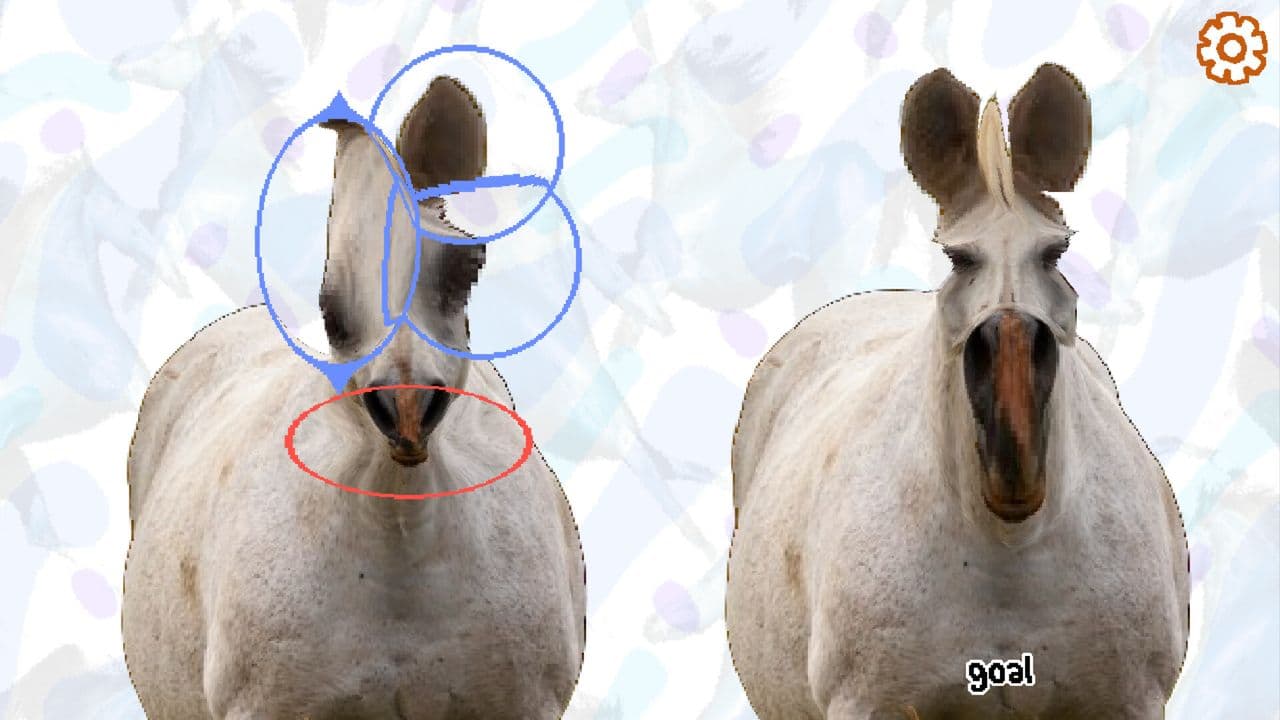 Horse Magnifier เกมพัซเซิลสุดประหลาดที่ให้ผู้เล่น “ขยายม้า” ขึ้นสู่ Steam