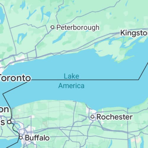 Google Maps เปลี่ยนชื่อ Lake Ontario เป็น Lake America ตามคำสั่งสหรัฐฯ
