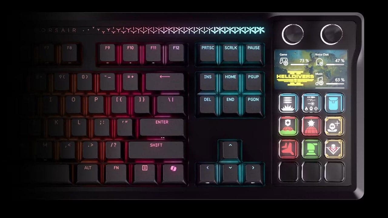 Corsair ลดราคา GALLEON 100 SD คีย์บอร์ดเกมมิงสายสตรีมมิงพร้อมฟีเจอร์ระดับพรีเมียม