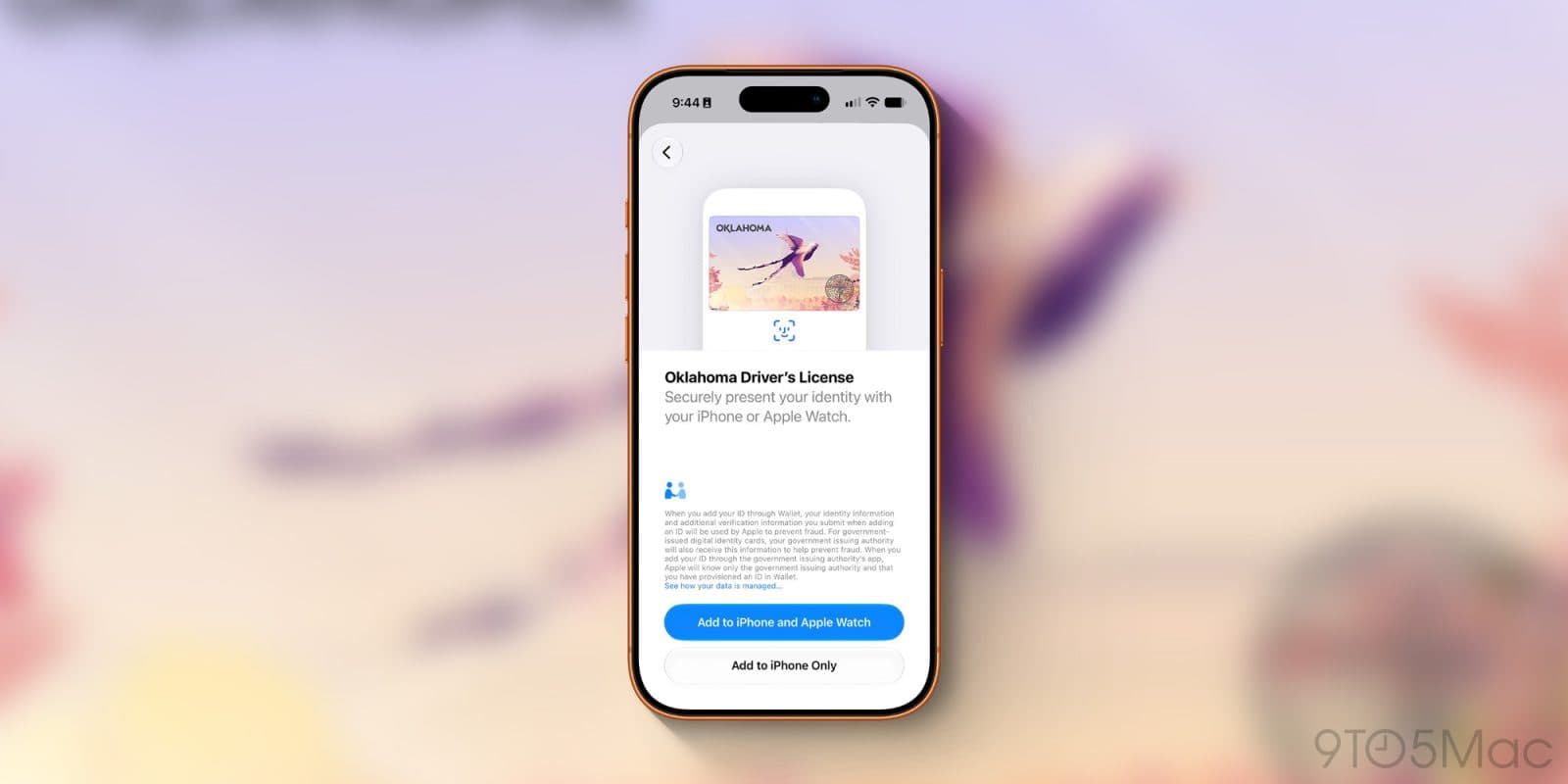 Apple Wallet เพิ่มการรองรับใบขับขี่ดิจิทัลในรัฐโอคลาโฮมา