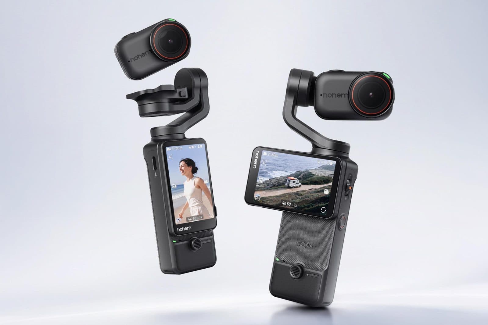 Hohem เปิดตัวกล้องกันสั่นจิ๋ว Eyepic ถอดโมดูลกล้องไปใช้งานเดี่ยวได้