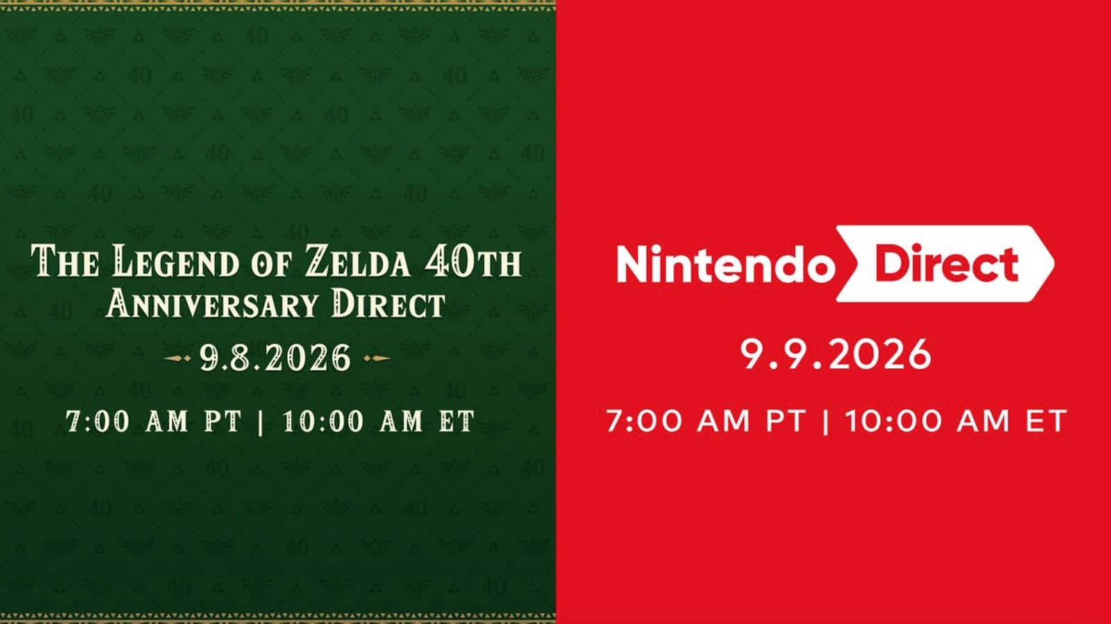 Nintendo ประกาศจัดไลฟ์สด Direct สองรอบสัปดาห์หน้า แยก Zelda ออกไปก่อน