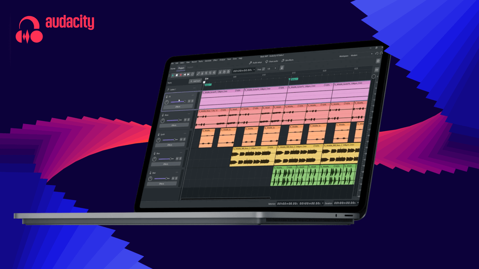 Audacity 4 ยกเครื่องครั้งใหญ่ เปลี่ยนเป็นเครื่องมืออัดเสียงและตัดต่อแบบไม่ทำลายต้นฉบับ