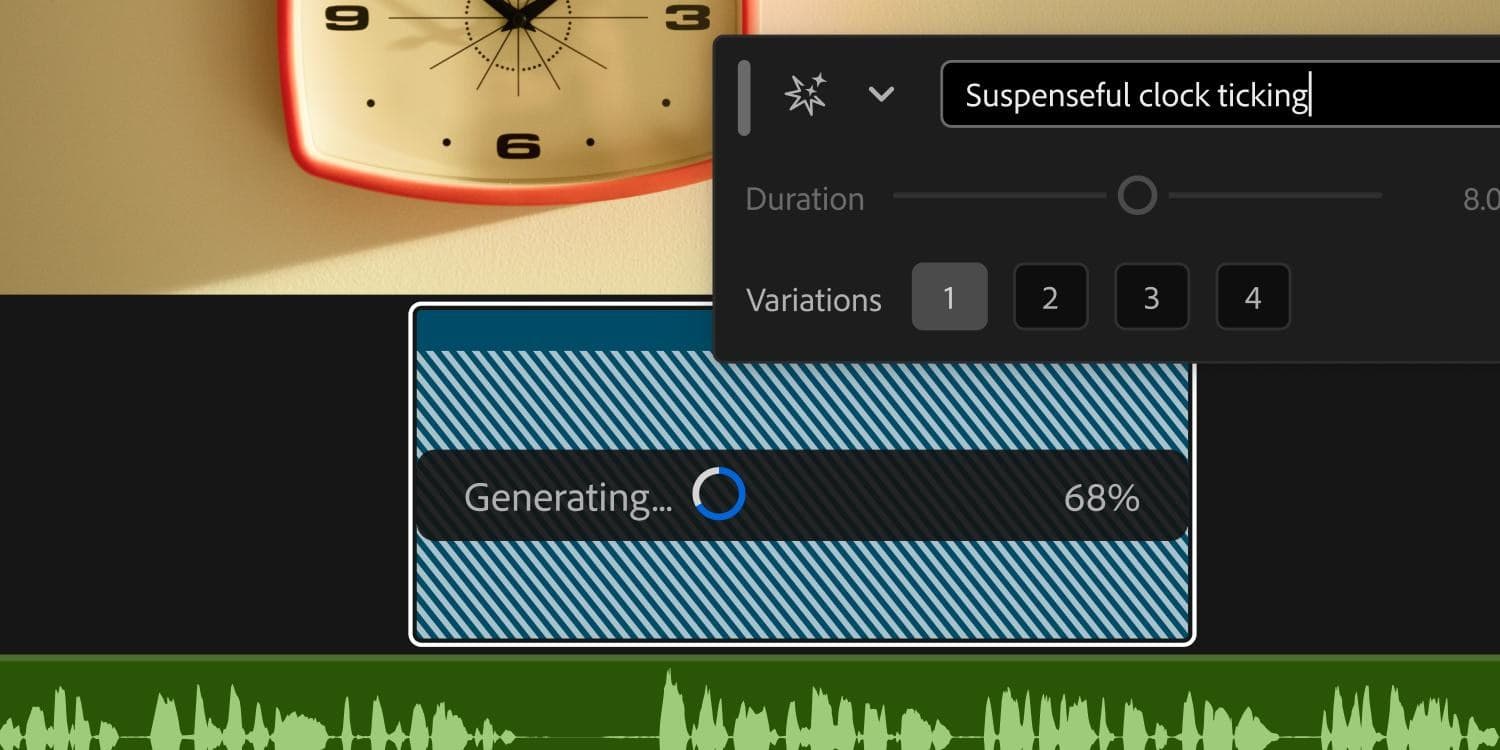 Adobe เพิ่มเครื่องมือ AI แบบไม่ต้องออกจากไทม์ไลน์ใน Premiere