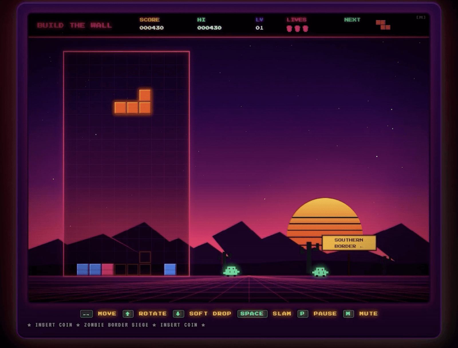 ทำเนียบขาวถอดเกมลอกเลียน Tetris ที่มีเนื้อหาเหยียดเชื้อชาติออกจากเว็บเกม