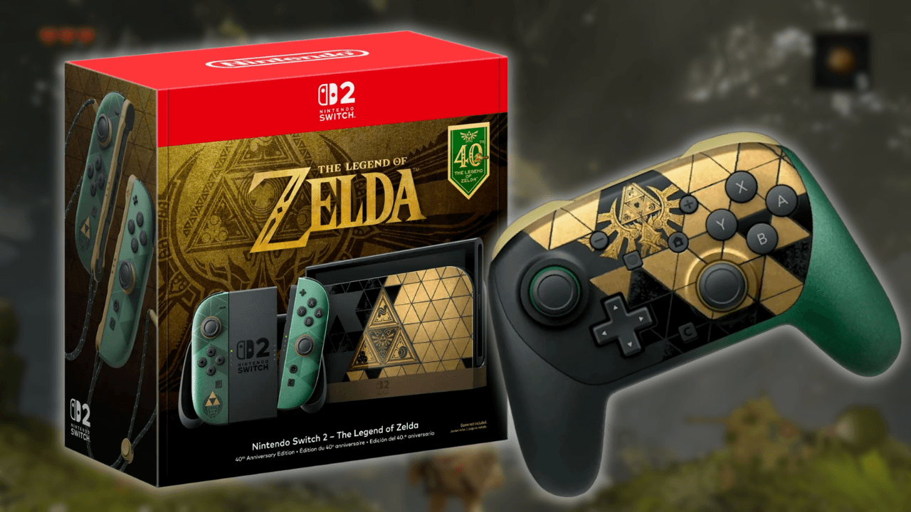 Nintendo เปิดจอง Switch 2 ลาย Zelda ครบรอบ 40 ปี พร้อมอุปกรณ์เสริม