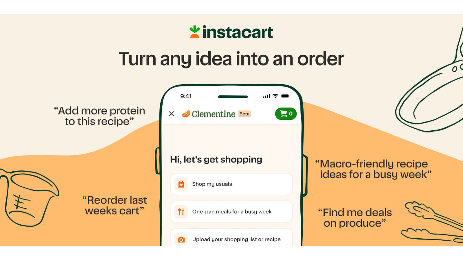 Instacart เปิดตัวผู้ช่วย AI “Clementine” ช่วยตัดสินใจซื้อสินค้า