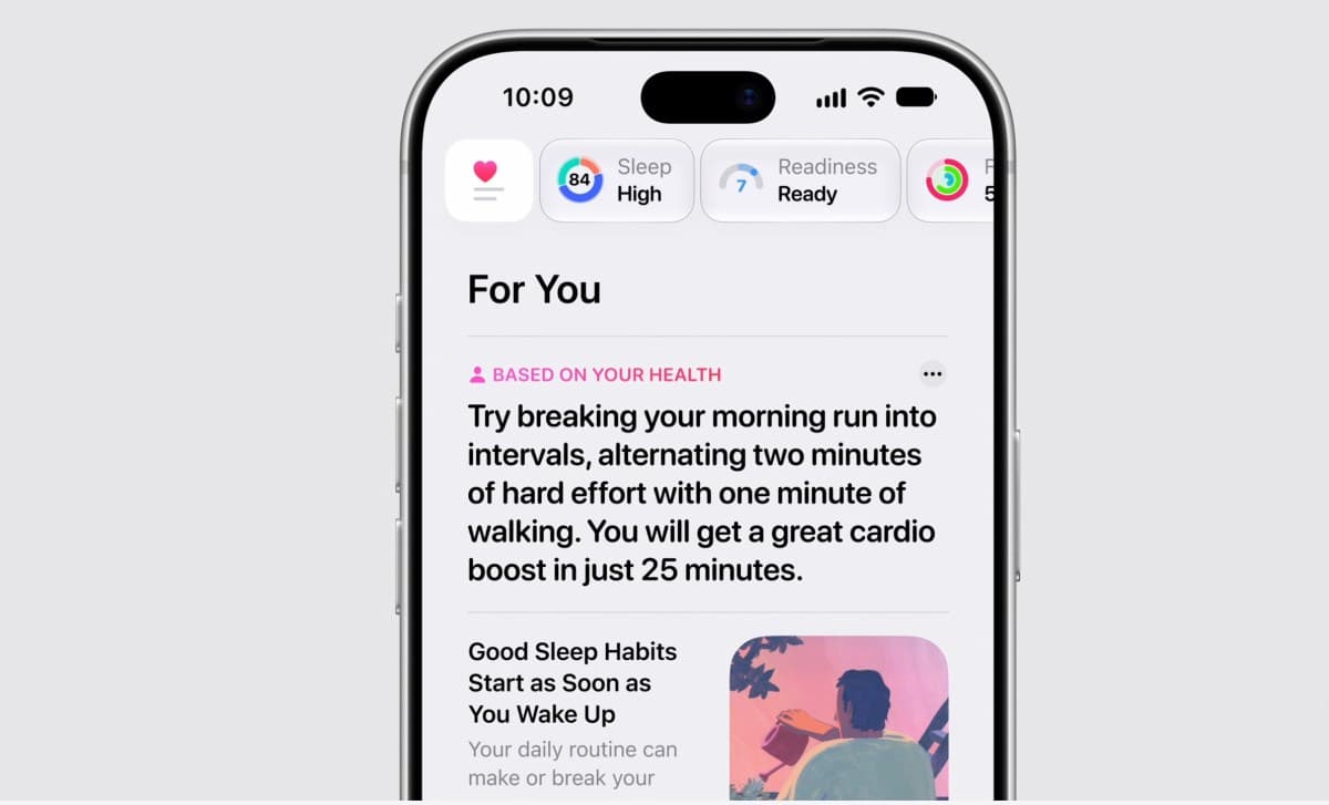 Apple ปรับโฉมแอป Health ใช้ AI คำนวณอายุสุขภาพและคะแนนความพร้อม