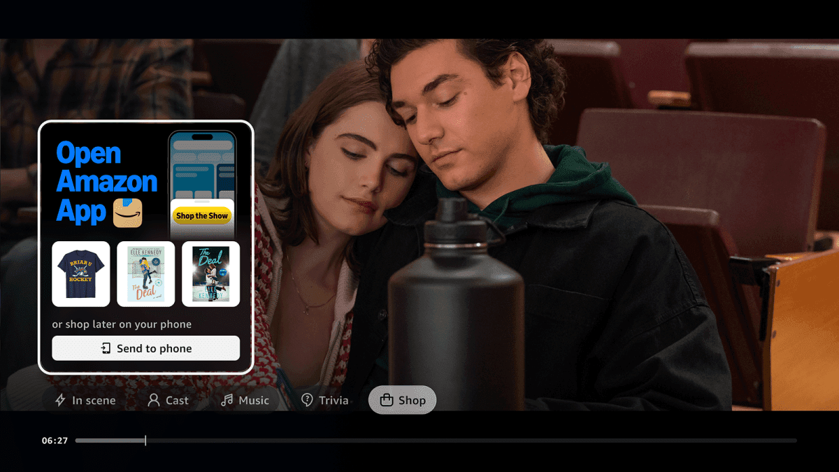 Amazon เพิ่มฟีเจอร์ช้อปปิ้งบน Prime Video ให้ซื้อของจากฉากที่ดูอยู่ได้ง่ายขึ้น