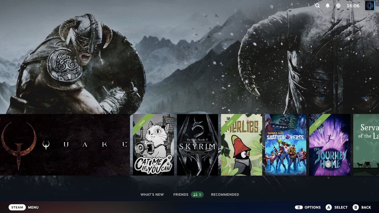 Steam เบต้าเพิ่ม Big Art Mode และสกรีนเซฟเวอร์ใหม่ใน Big Picture Mode
