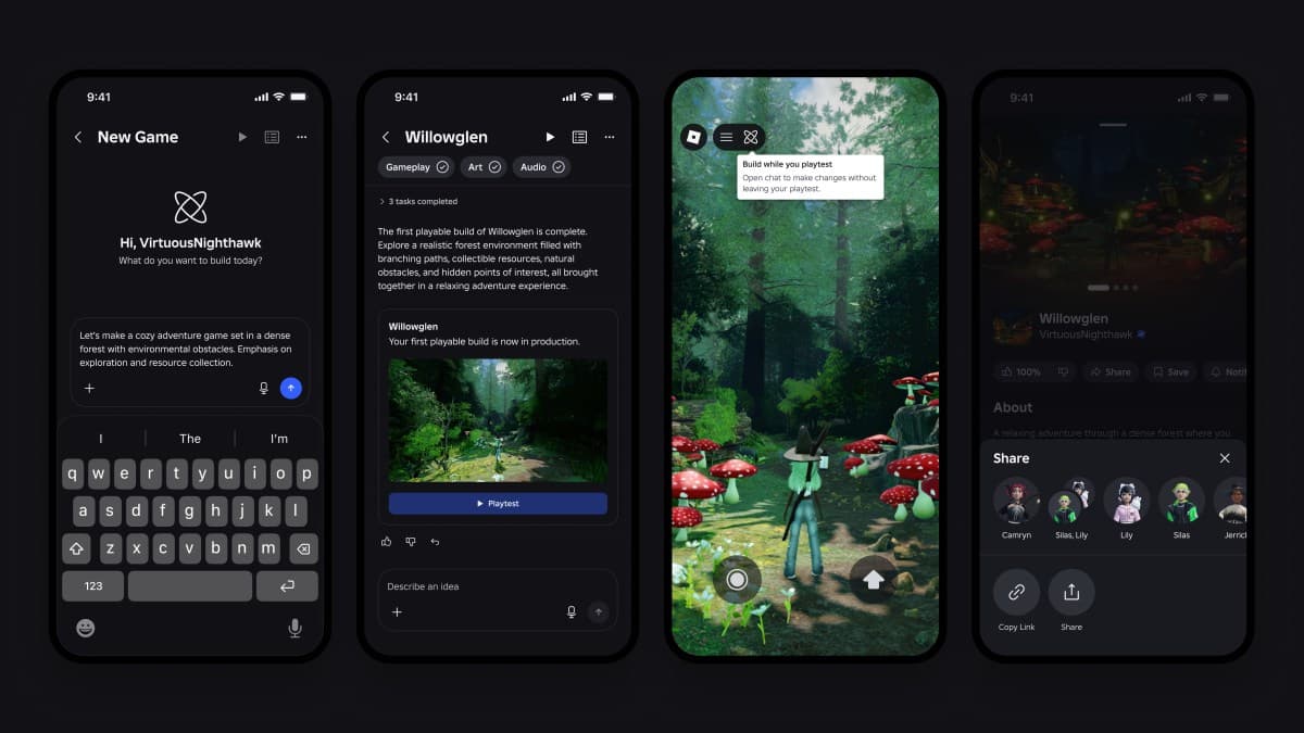 Roblox เพิ่มเครื่องมือ AI ช่วยสร้างเกม และเตรียมเปิดให้เล่นข้ามแพลตฟอร์ม