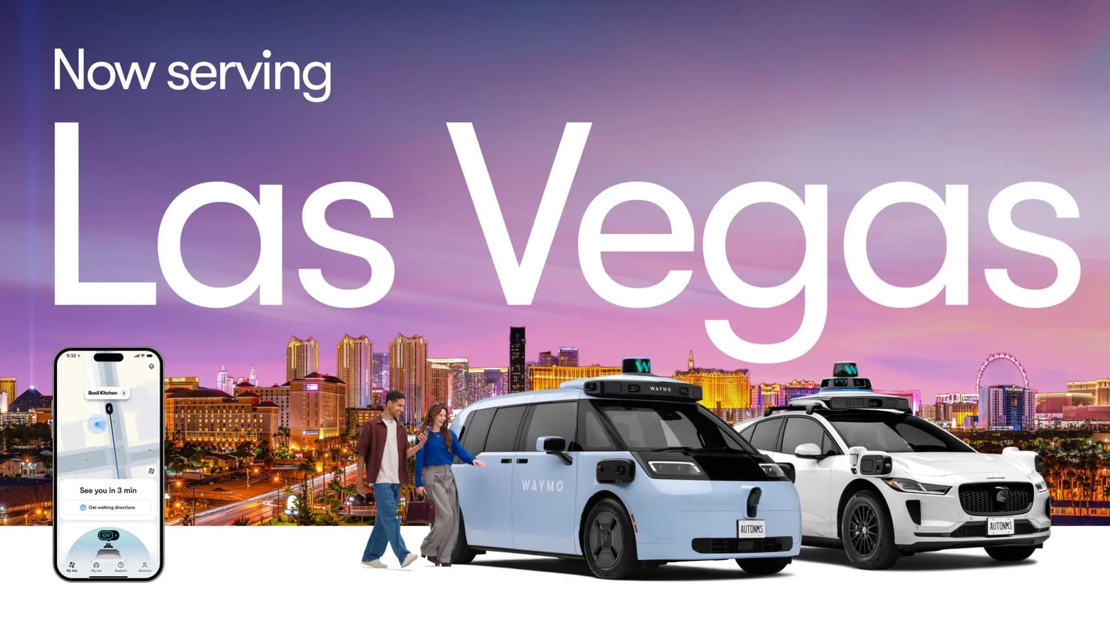 Waymo เปิดให้บริการโรโบแท็กซี่ในลาสเวกัสแล้ว
